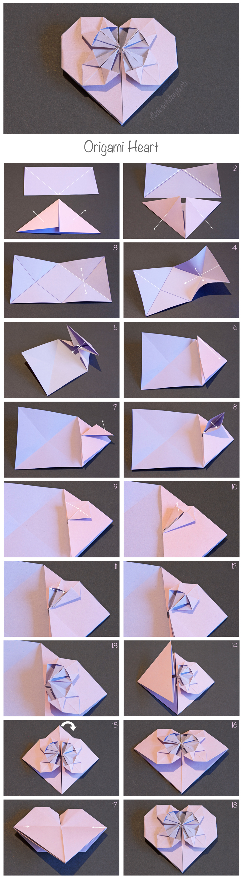 origami herz  deschdanjach