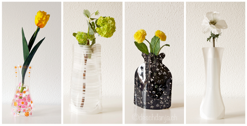 Faltbare Blumenvase