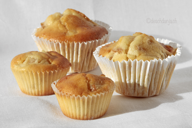 Birnen Mohn Muffins