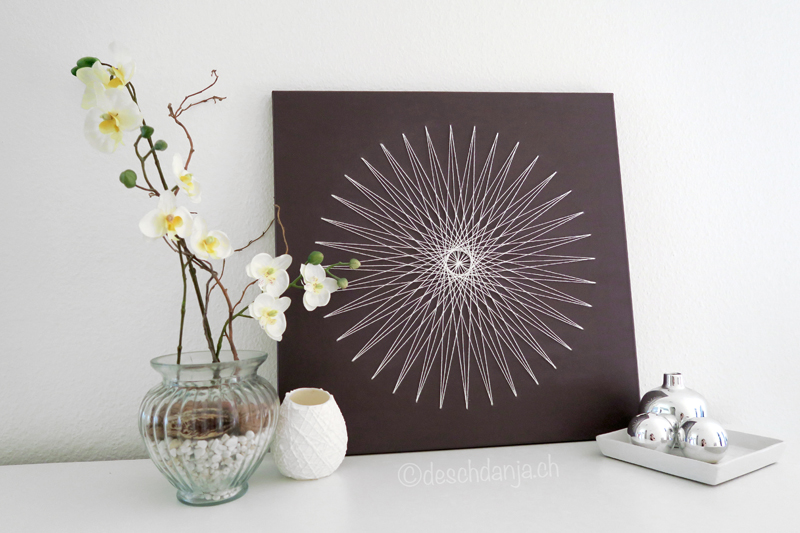 String Art on canvas