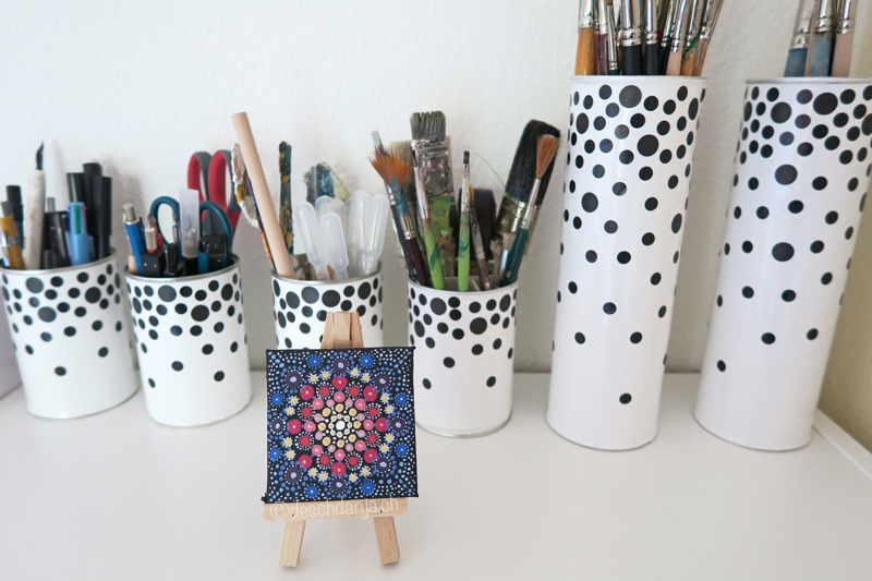 Art on mini canvas