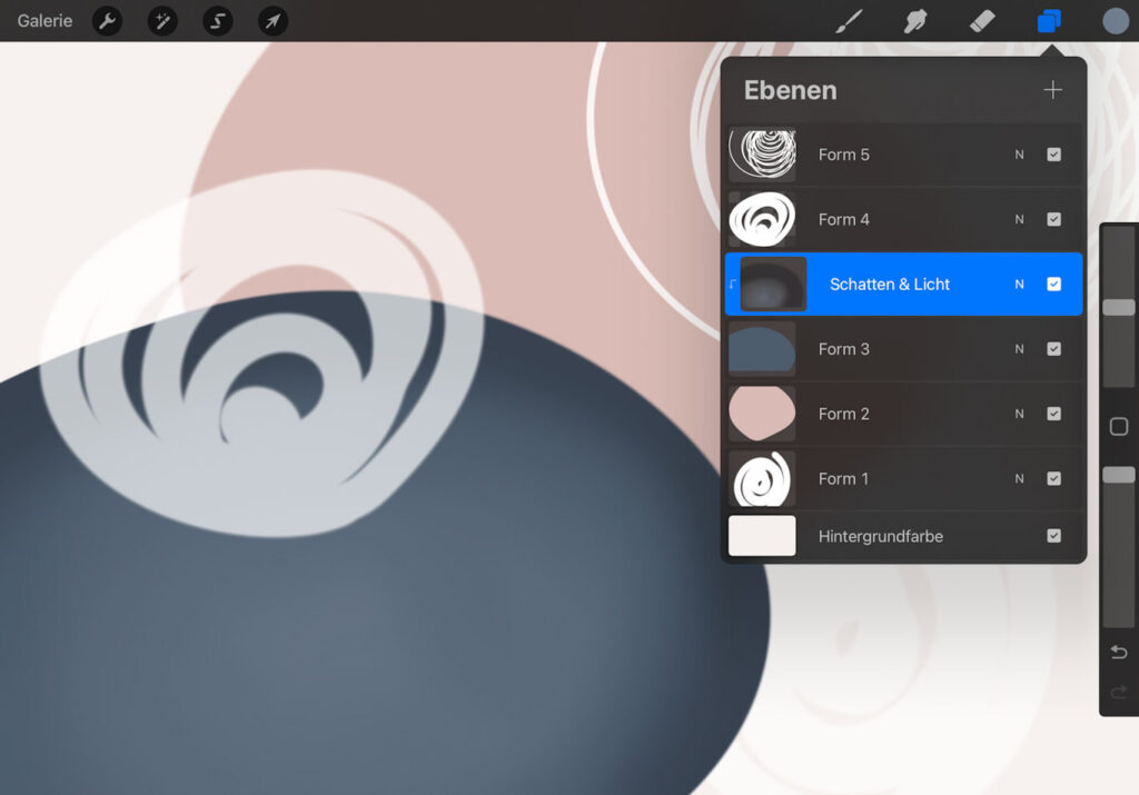 Procreate: Clipping Maske