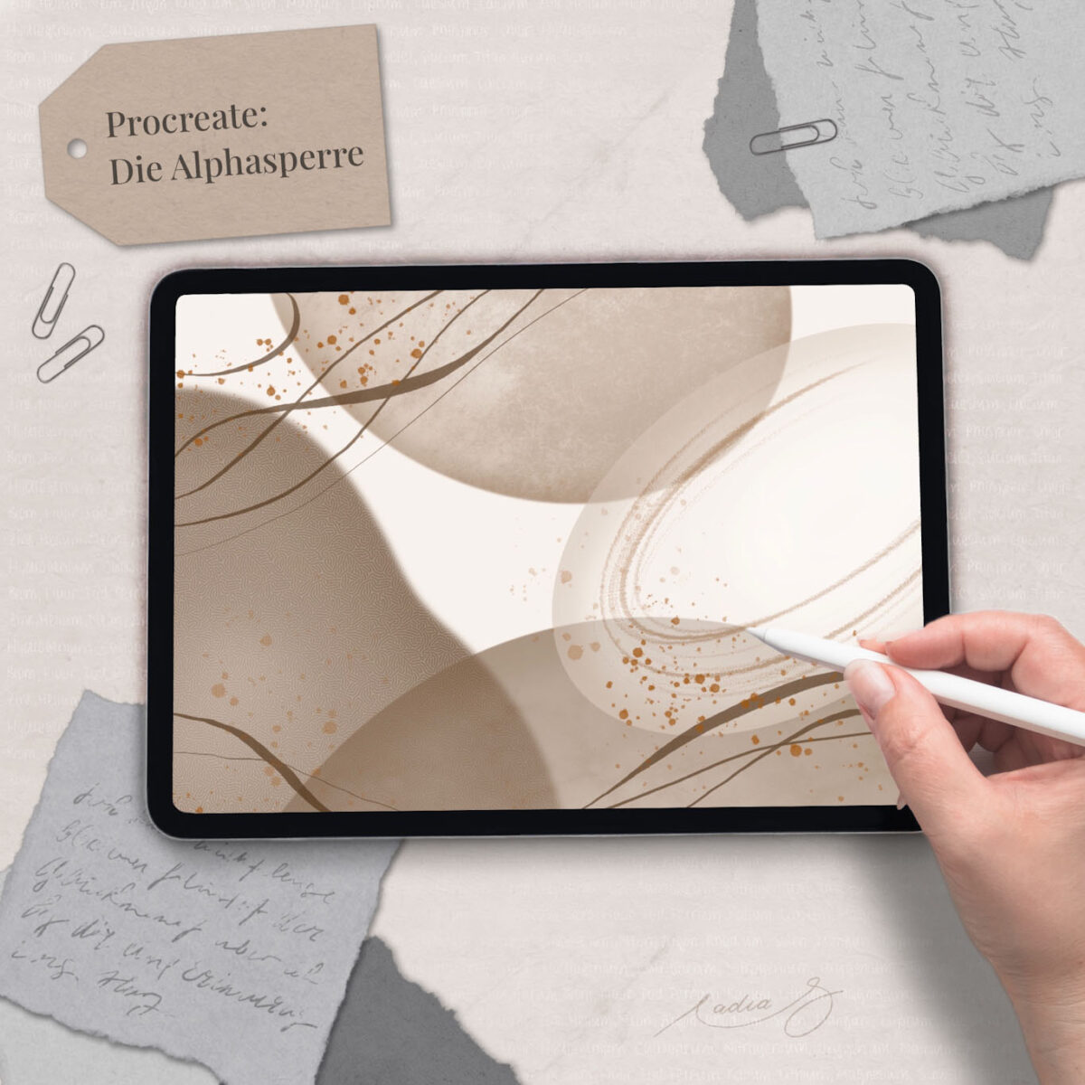 In Procreate ein eigenes Hintergrundbild fürs iPad erstellen