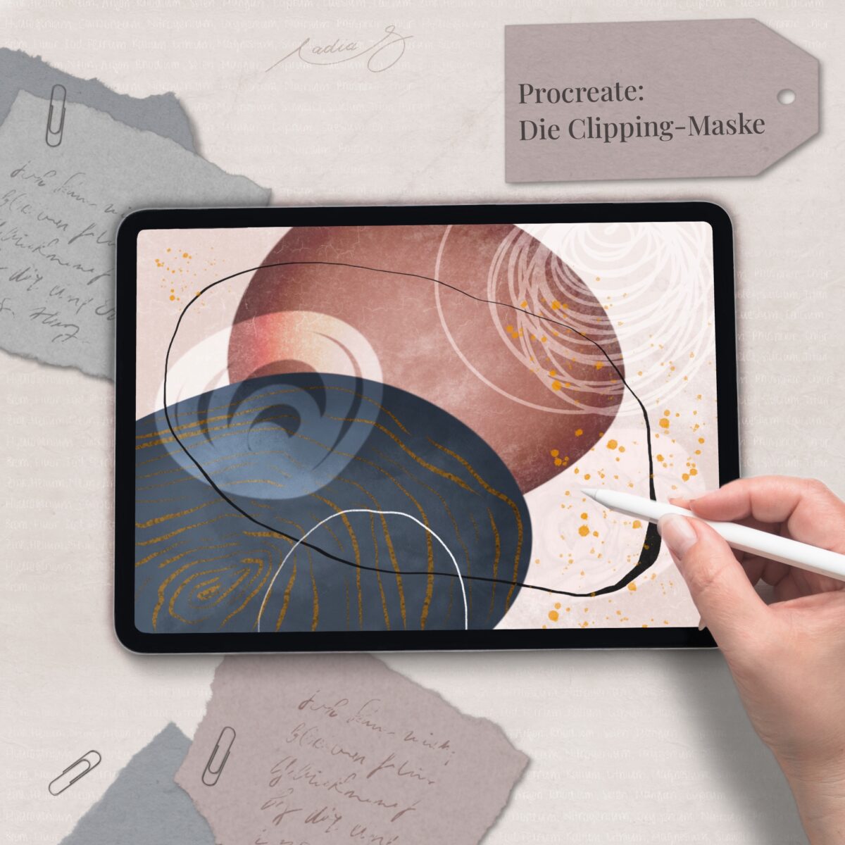 Hintergrundbild fürs iPad in Procreate erstellen