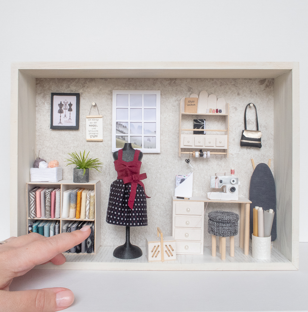 Miniatur Nähzimmer