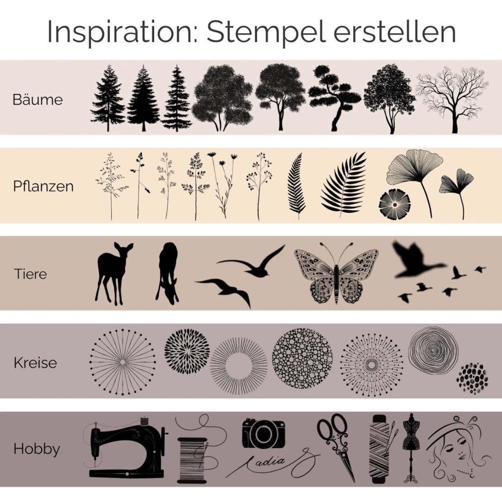 Procreate Stempel erstellen: Inspirationen